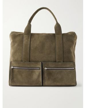 Metier Racer Suede Tote Bag - Green