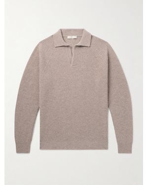 Saman Amel Polo Slim-Fit - Grigio
