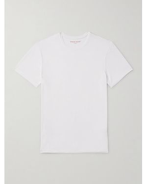 Derek Rose Basel T-Shirt aus Stretch-MicroModal®-Jersey - Weiß