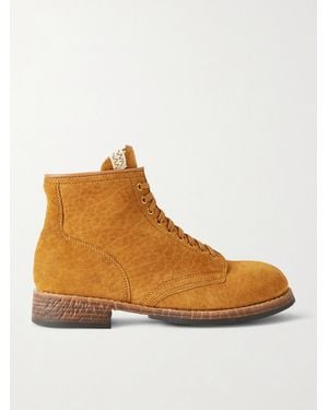 Visvim Brigadier Folk Suede Lace-up Boots - Brown