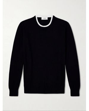 Lardini Wool And Cashmere-Blend Jumper - Blue