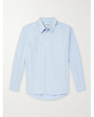 Our Legacy Beyond Tm Lyocell And Cotton-blend Shirt - Blue