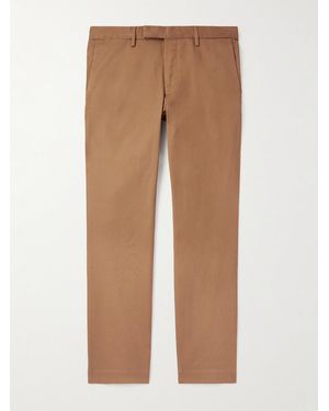 Polo Ralph Lauren Straight-Leg Cotton-Blend Twill Trousers - Natural