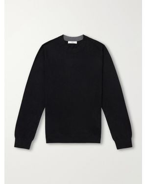 MR P. Cashmere And Silk-Blend Sweater - Black