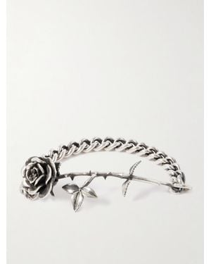 Enfants Riches Deprimes Sterling Silver Rose Bracelet - Metallic
