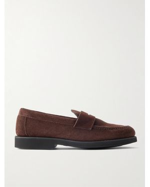 Sebago Ryan Suede Penny Loafers - Brown
