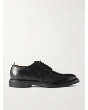 Officine Creative Hopkins Flexi 2028 Leather Derby Shoes - Black