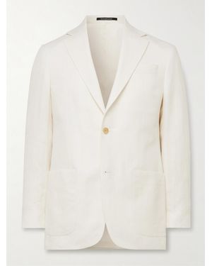 Richard James Chapman Linen Suit Jacket - Natural