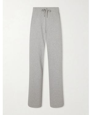 Dries Van Noten Hamer Straight-Leg Cotton-Jersey Joggers - Grey