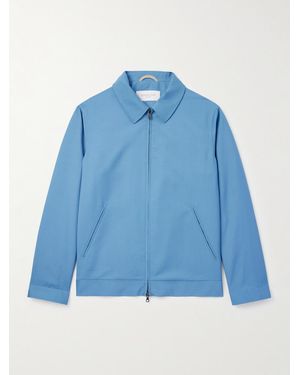 Richard James Wool And Mohair-Blend Blouson Jacket - Blue