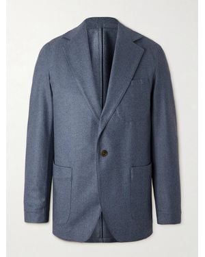 STÒFFA Wool-Flannel Blazer - Blue