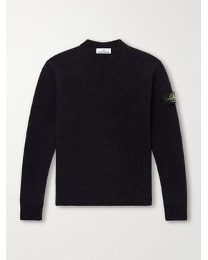 Stone Island Wool-Blend Jumper - Blue