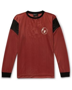 Enfants Riches Deprimes Tabac Rat Slim-Fit Printed Mesh T-Shirt - Red