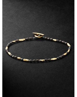 MAOR Hokkaido 18-karat Gold And Black Pearl Bracelet