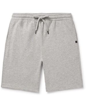 Derek Rose Quinn 1 Straight-Leg Cotton And Modal-Blend Jersey Drawstring Shorts - Gray