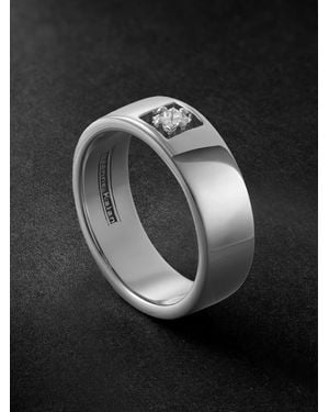 Suzanne Kalan 18-Karat Diamond Ring - Black