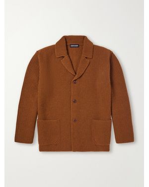 Casey Casey Panno Wool-Knitted Cardigan - Brown