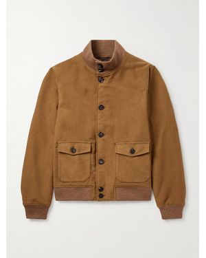 Slowear Incotex Montedoro Cotton-Twill Jacket - Brown
