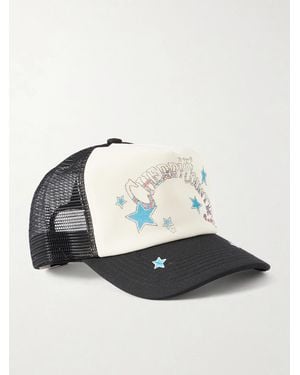CHERRY LA This Is Cherry Country Canvas And Mesh Trucker Cap - White