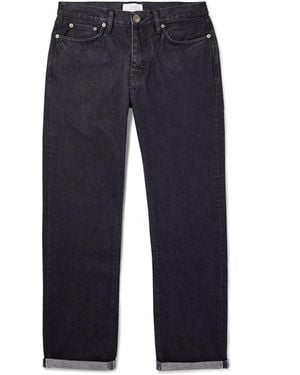 MR P. Straight-Leg Organic Selvedge Jeans - Blue