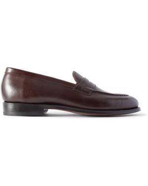 Grenson Lloyd Leather Penny Loafers - Brown