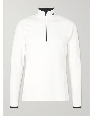 Kjus Feel Stretch-jersey Half-zip Ski Mid-layer - White