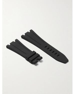 HORUS WATCH STRAPS Tang 42Mm Rubber Watch Strap - Black