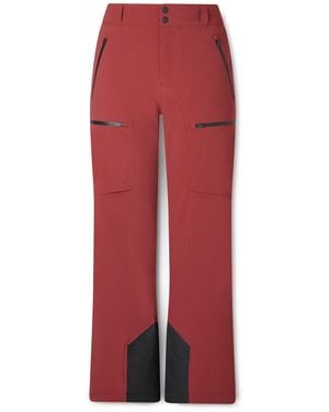 Aztech Mountain Pyramid Straight-Leg Padded Shell Ski Pants - Red