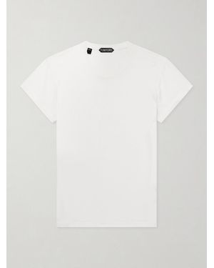 Tom Ford Cotton-Jersey T-Shirt - White
