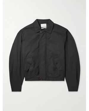 Amomento Padded Cotton-blend Twill Jacket - Black