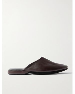 Charvet Nappa Leather Slippers - White
