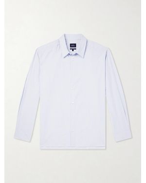 A.P.C. Malo Striped Organic Cotton Shirt - White