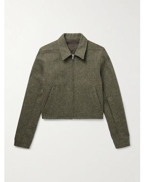 Rick Owens Alice Brad Wool Jacket - Green