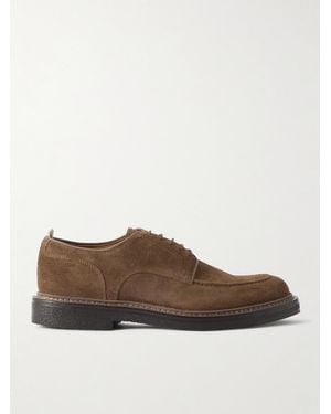 Officine Creative Aston 003 Suede Derby Shoes - Brown