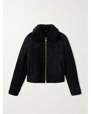 Versace Shearling Jacket - Black