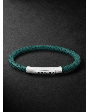 Chopard Classic Racing Rubber And-Tone Bracelet - Black