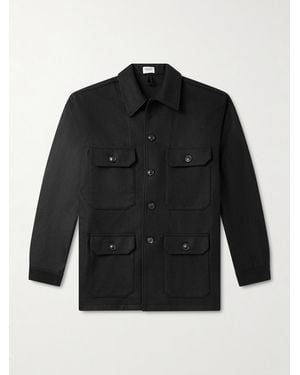 Ghiaia Wool-Flannel Jacket - Black