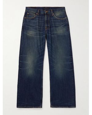 Nudie Jeans Loud Larry Wide-Leg Organic Jeans - Blue
