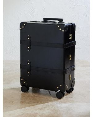 Globe-Trotter Centenary Leather Carry-on Suitcase - Black