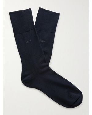 CDLP Pack Of Five Knitted Socks - Blue
