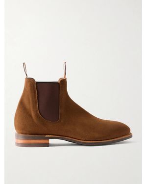 R.M.Williams Comfort Craftsman Suede Chelsea Boots - Brown