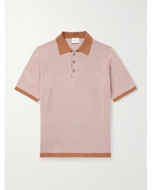 Kingsman Birdseye Cotton Polo Shirt - Pink
