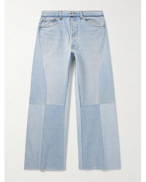 READYMADE Flared Patchwork Jeans - Blue