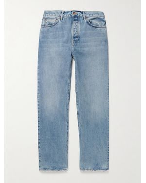 Nudie Jeans Tuff Tony gerade geschnittene Jeans - Blau