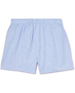 CDLP Tencel Lyocell-Poplin Boxer Shorts - Blue