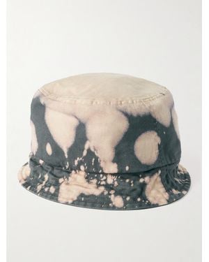 Noma T.D Bleached Cotton-Twill Bucket Hat - Grey