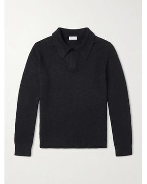 Gabriela Hearst Aled Cashmere Polo Shirt - Blue