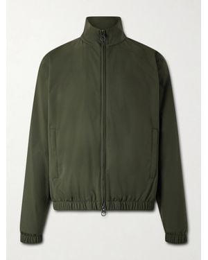 Loro Piana Storm System Twill Bomber Jacket - Green
