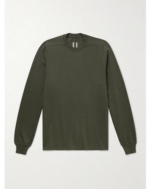 Rick Owens Organic Cotton-Jersey Sweatshirt - Green