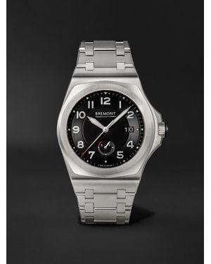 Bremont Supernova 40 mm Uhr aus Edelstahl mit automatischem Aufzug - Schwarz